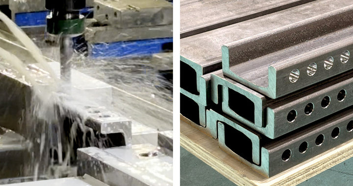 Hevi Rail with holes cut into it