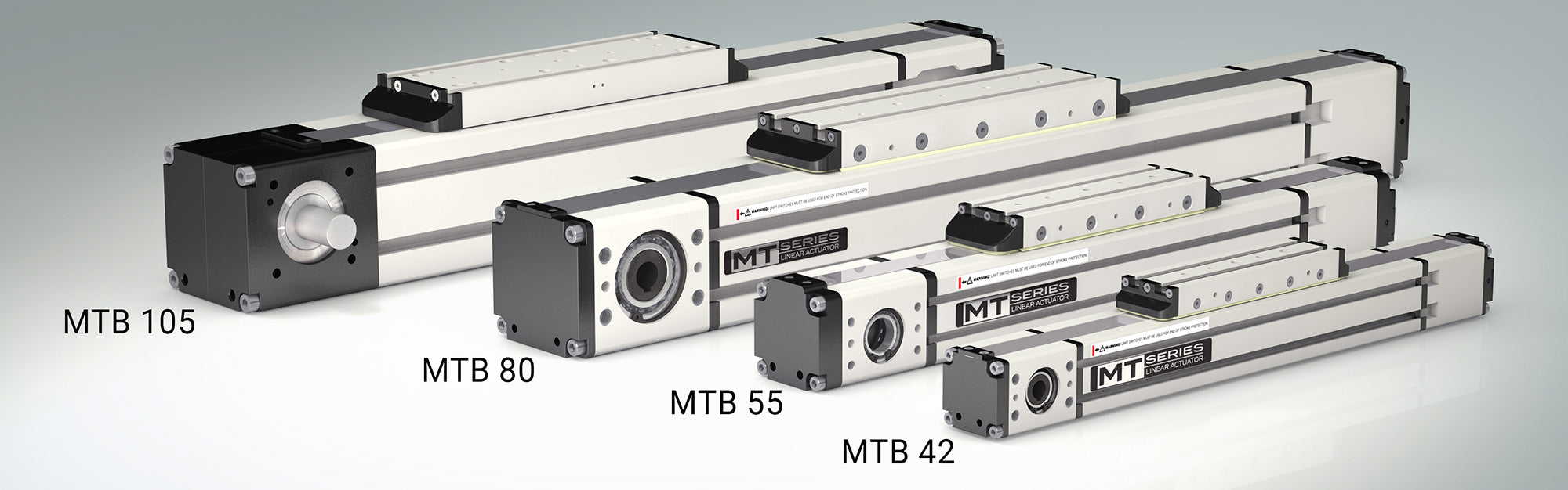 Linear Actuator - Belt Driven MTB105D-2250-25L12 2250mm