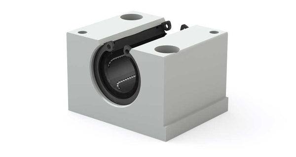 EPPMN (ISO Metric) Open Linear Ball Bearing Pillow Block