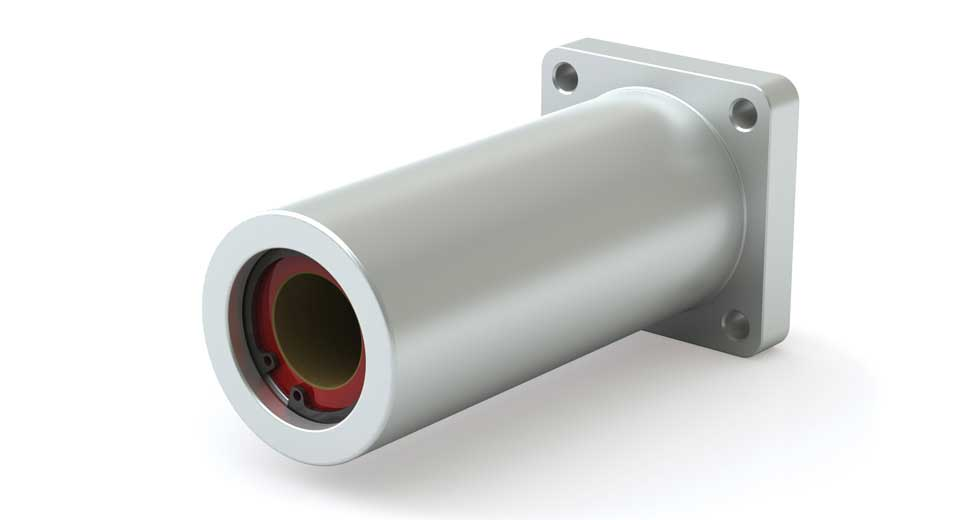 Double Wide Linear Bearing DFP16 1.00" Flanged