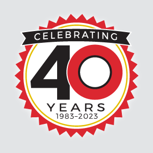 40th Anniversary Logo for About Page