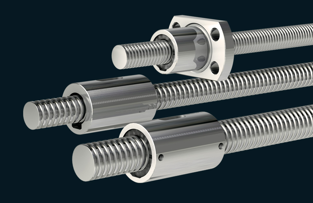 View Of Our Ball Screw Actuator Screw Ends