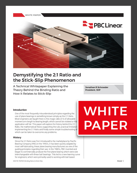 White paper that demystifies the 2-1 ratio and stick-slip phenomenon