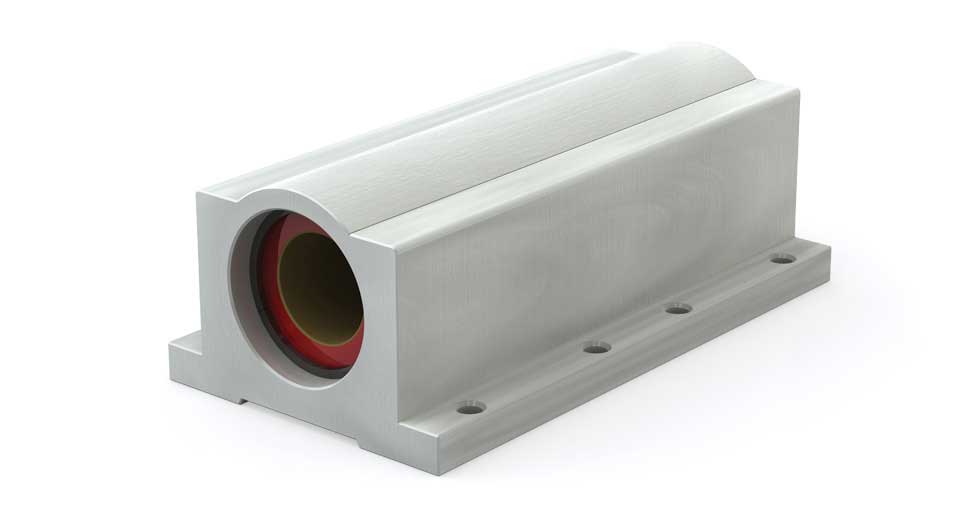 PWC (Inch) Twin Closed Compensated Linear Plain Bearing Pillow Blocks
