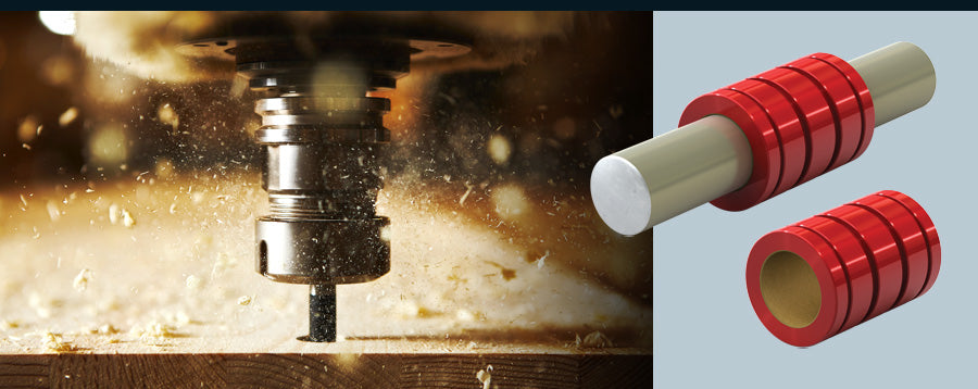 Plain linear bearings push away sawdust