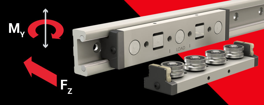 Linear Guides with Gothic Arch Raceways