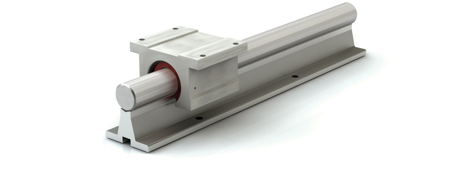 Featherweight shafting and support rail