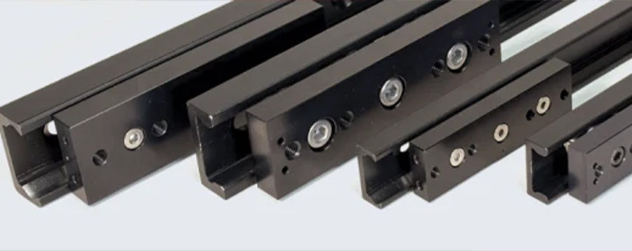 Steel Rail Linear Guides for High Loads and Self- Alignment