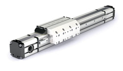 Belt Driven Linear Actuator with Two Profile Rail Guides - MTE Series