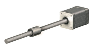 Miniature Ball Screw Linear Actuator - Cylindrical Nut - NEMA 8 Motor