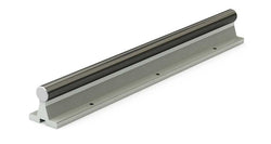 Linear Shafts on Support Rails - Ceramic Coated Aluminum | Ceramic-coated Aluminum Linear Shafts and Support Rails
