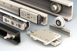 CAM Roller Linear Guides | CAM Roller Linear Guides including v-wheels, v-rail, axial bearings