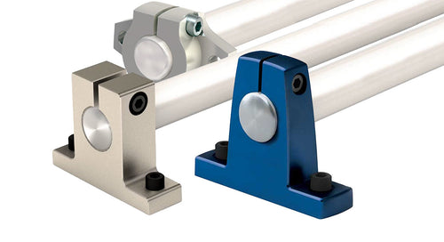 Linear shaft end mounts