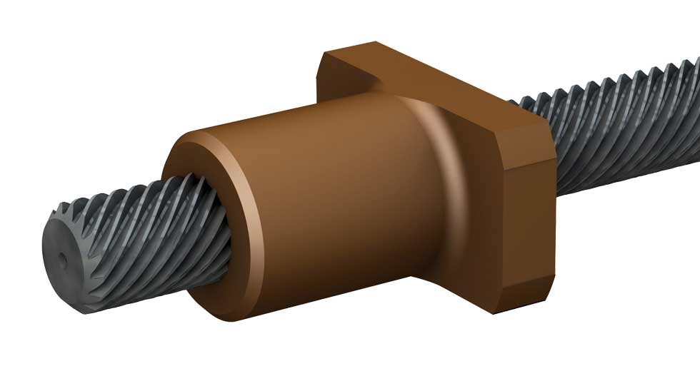 Lead Screw Assemblies with Rectangle Nuts – PBC Linear