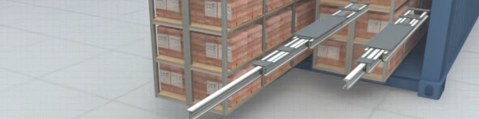 Hevi-Rail Linear Bearings Telescopic Racking