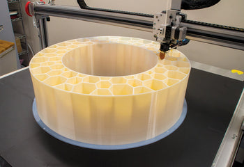 3D printed wheel on WorkSeries 300
