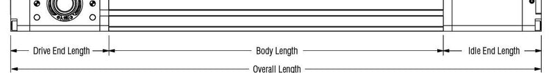 Diagram for calculating actuator length