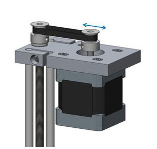 Center Drive Belt with Adjustable Slots