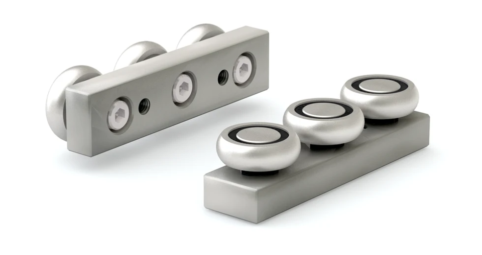 Linear Rail Guide Carriage CR20MCA Commercial Rail Slider, Width: 20mm with 3 Steel Roller Bearings