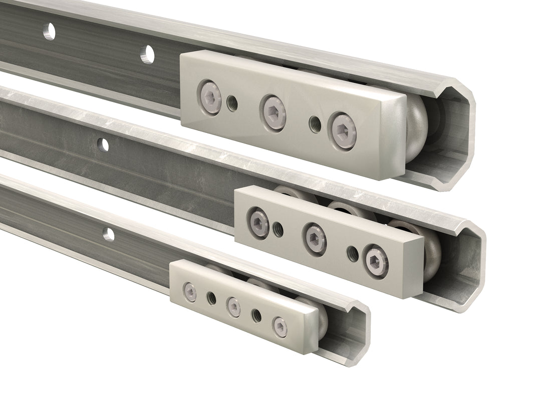 Bolting Linear Rails Commercial Rail Linear Guide with LaZer Straight™ bolt-on rails – PBC ...