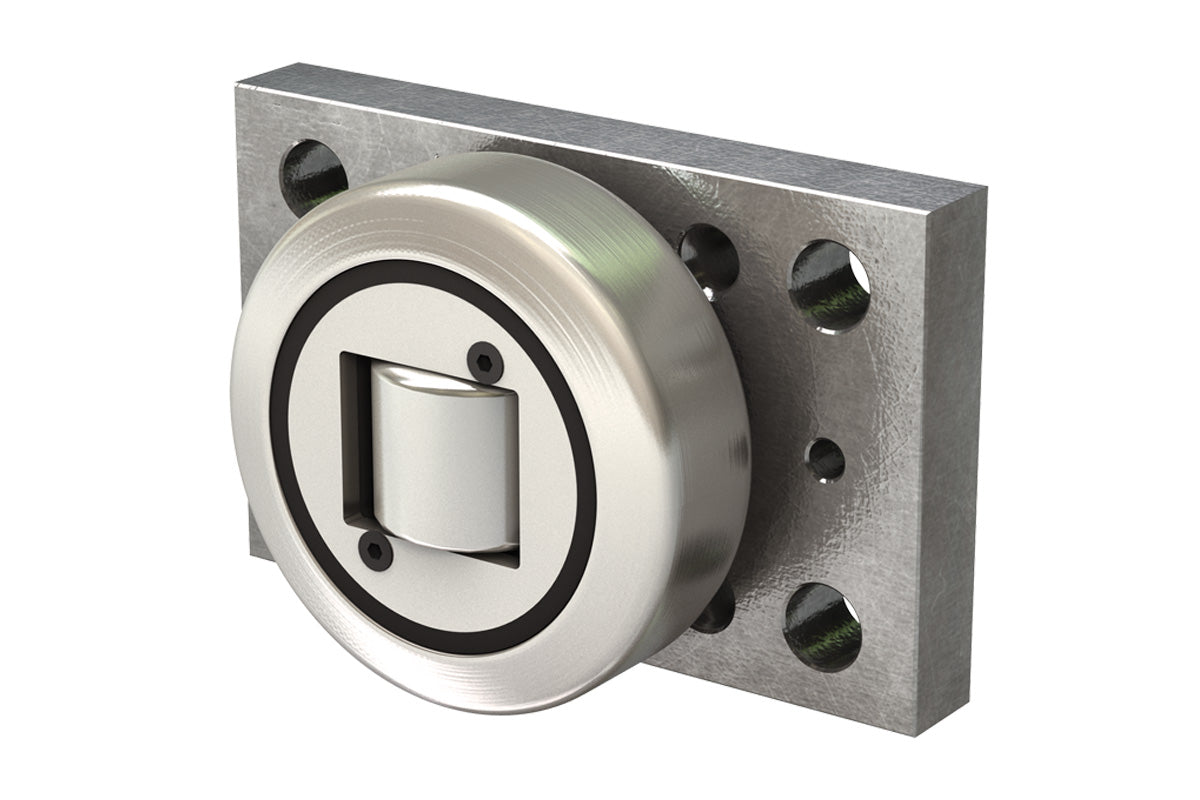 HVB-057-HVP2 - Hevi-Rail Fixed axial bearing, with horizontal flange