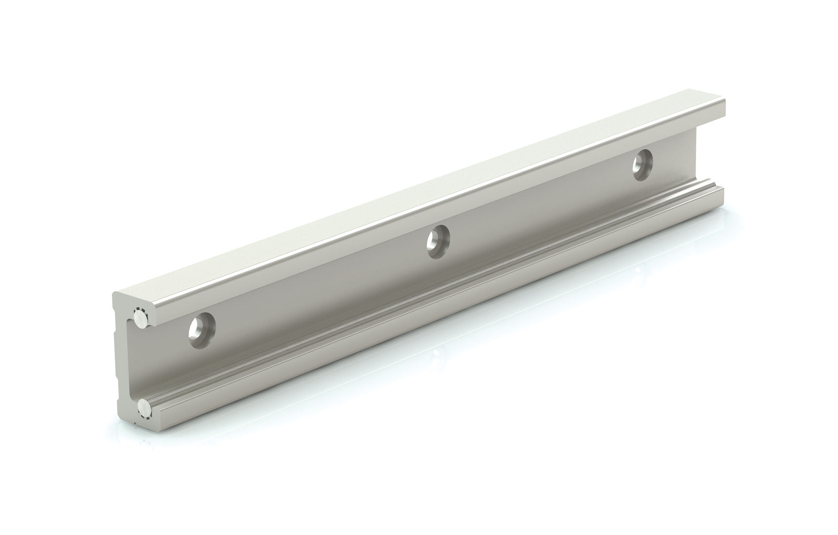 Linear Rail w/ Steel Raceways - Redi-Rail RR45-1000 Width: 45mm Length ...