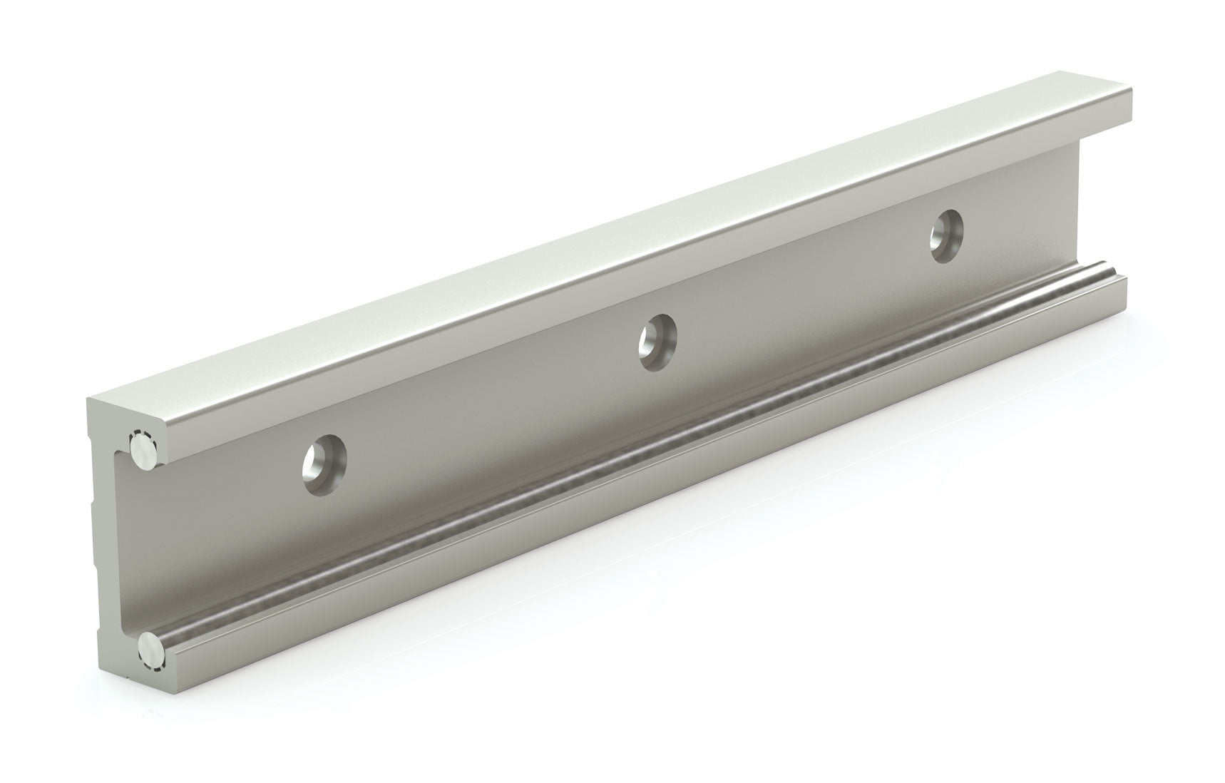 Linear Guide Rail w/ Steel Rods - Redi-Rail RR65-0250 Width: 65mm Leng ...