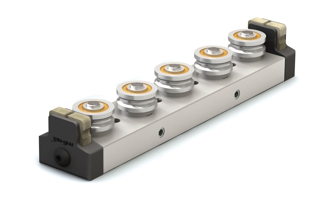 RRS65A-5 65mm Redi-Rail ISO Metric Linear Guide Rail Carriage  Preload: Adjustable Rollers: 5