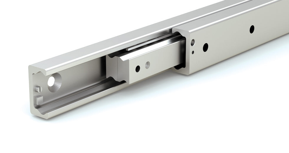 Industrial Drawer Slide - Steel SDF28S-1090 Full Extension, Dust Resistant Size: 28mm Stroke: 1,1...