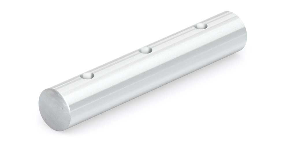 Pre-Drilled Linear Shaft - Stainless Steel - NIPDM25SS-0300-SL Diameter: 25mm Length: 300mm