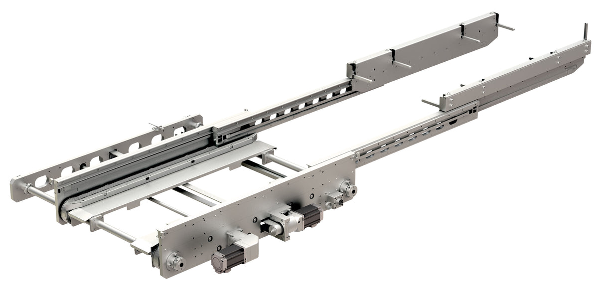 Adjustable Depth Steel Telescopic Fork with Servo Motor STF-AD-04 Stroke: 1,444 mm
