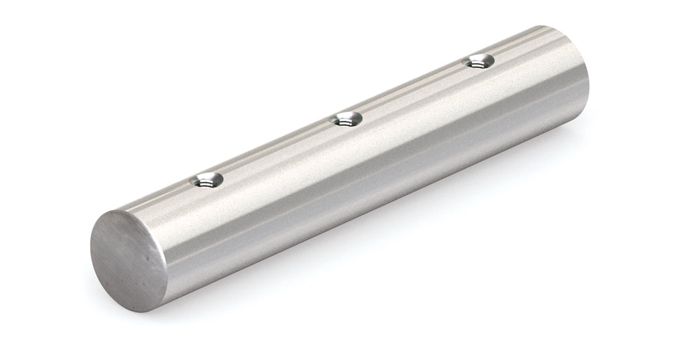 Pre-Drilled Linear Shaft - Carbon Steel - NIPDM40-0600-SL Diameter: 40mm Length: 600mm