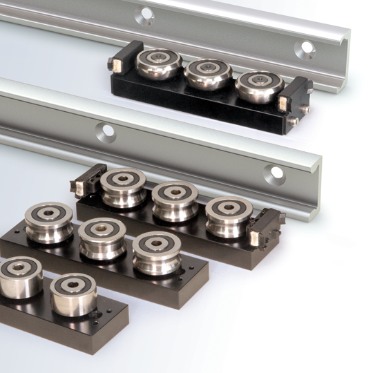 Image of two steel rail products