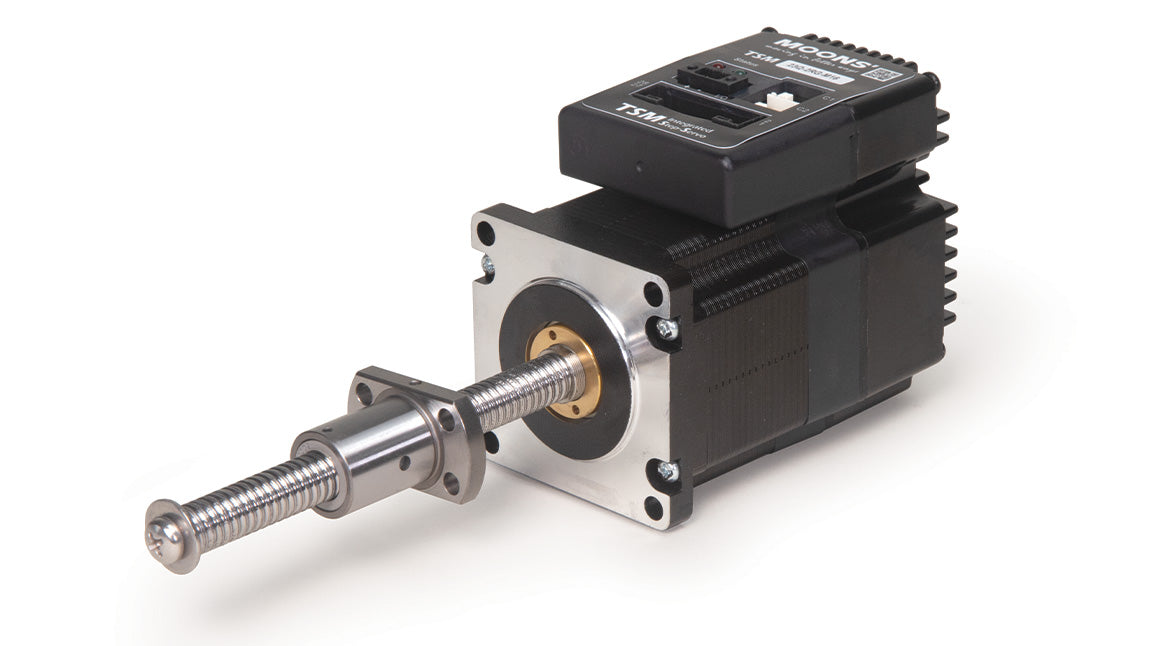 TSM Series integrated step-servo ball screw actuators
