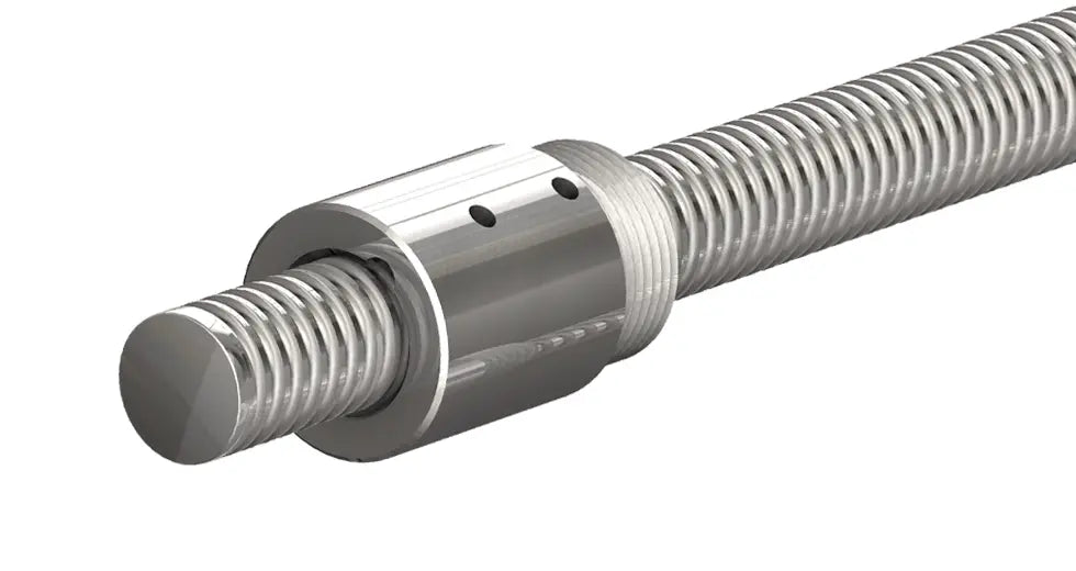 Ball Screw Assembly 10mmx2mmx500mm Threaded Nut BSR1002ATXR-0500-TRSN-NNN-NNN-N