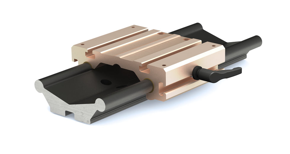 Linear Slide Guide - Uni-Guide D125CHB-048-000-1 w/ Hand Brake, Length ...