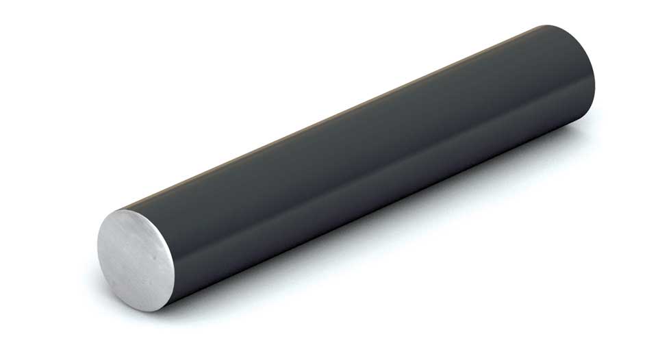 Linear Shaft - Ceramic Coated Aluminum CC04-006.000-SL Diameter: 1/4" Length: 6"