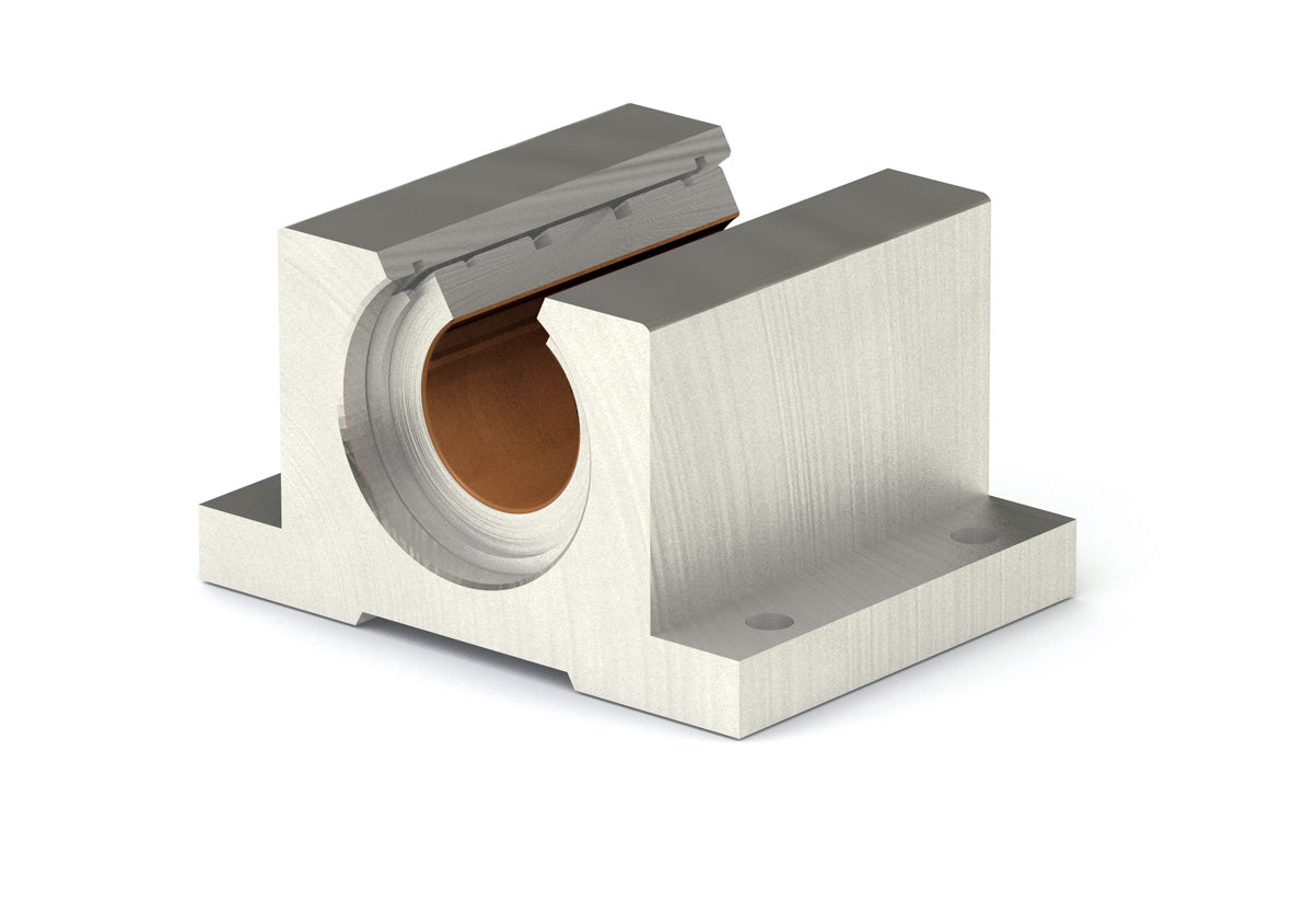 Stainless Steel Pillow Block PNBS32E 2″ Plain Linear Bearing - Open