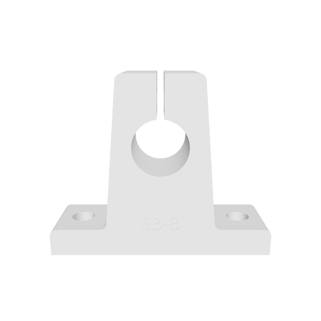 Linear Shaft Support Block - LSB08 Steel End Support Block 1/2" Diameter