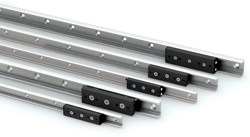 steel rail guides