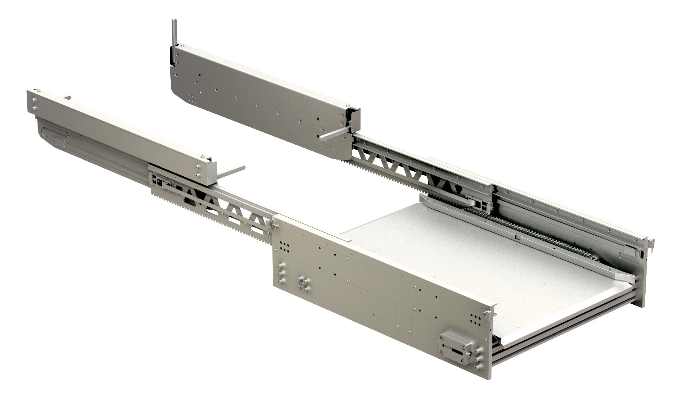 Single depth steel telescopic fork STF-1D