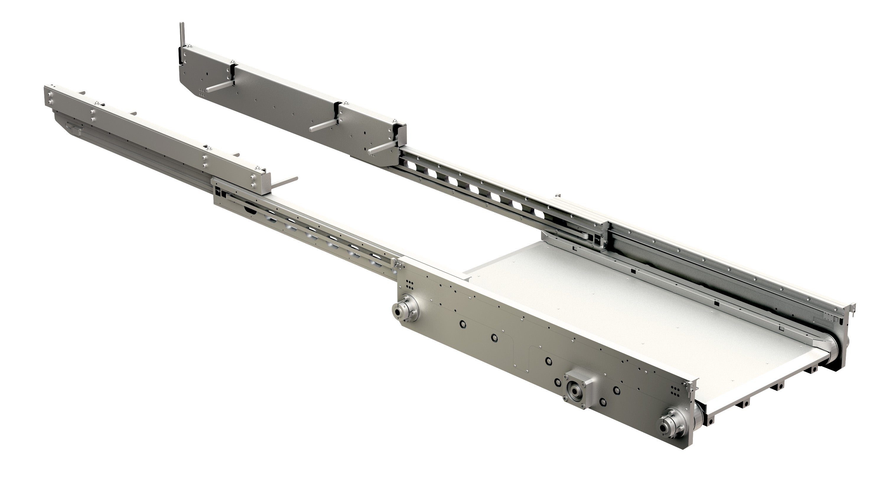 Double depth steel telescopic fork STF-2D