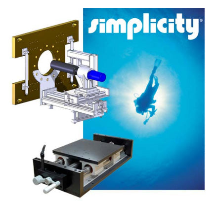 Linear Slides from PBC Linear Assembled in Underwater Drill 