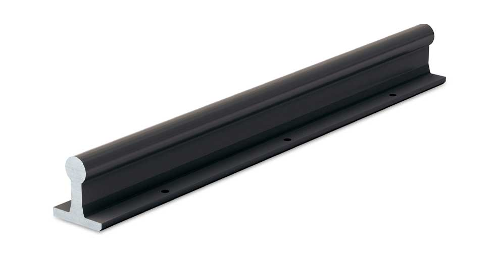 Linear Rail Assembly - CCR16-012.000-SL 1" 1060 CS Aluminum Feather  Linear Rail Assembly Length: 012.000" Type: Specified Length