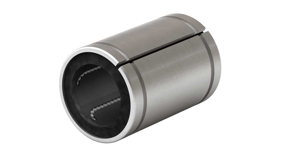 IP10G-AJ 5/8" Linear Ball Bearing Inch Series Adjustable , Polymer Cage Standard Width