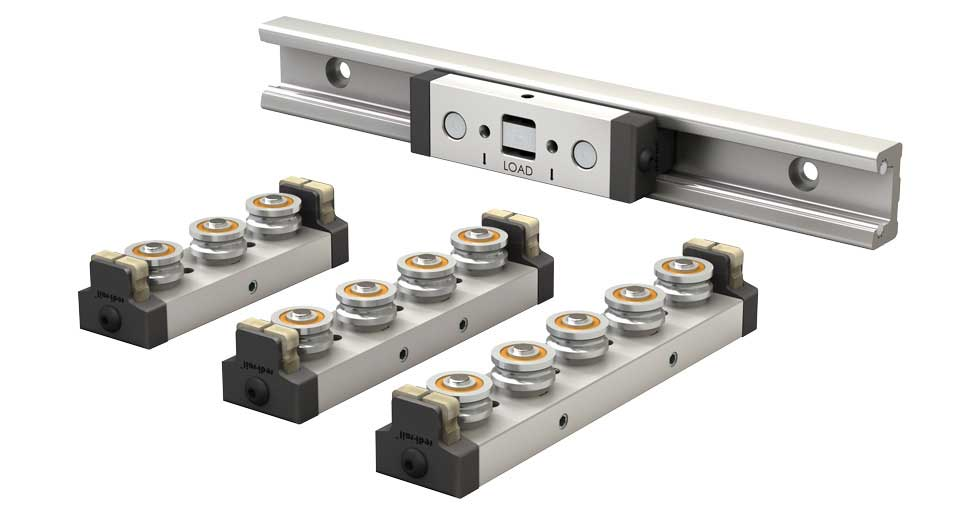 RR30-1000 30mm Redi-Rail ISO Metric Linear Guide Rail with Steel Rods Length: 1000mm